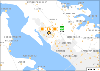 map of Nicewood