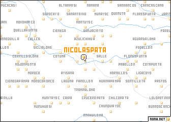 map of Nicolaspata