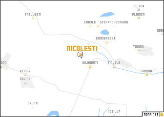 map of Nicoleşti