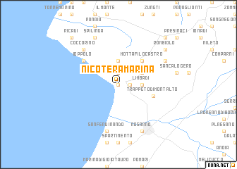 map of Nicotera Marina