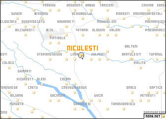 map of Niculeşti