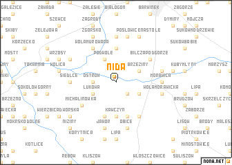 map of Nida