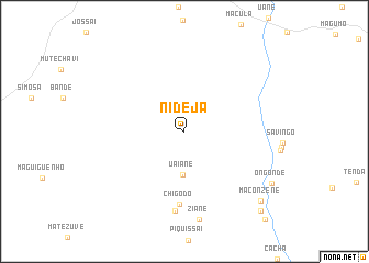 map of Nideja