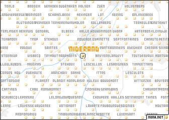 map of Nidérand