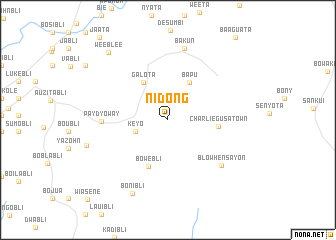 map of Nidong