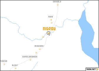 map of Nidrou