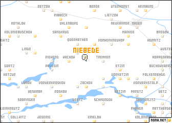 map of Niebede