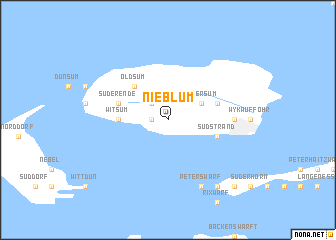 map of Nieblum