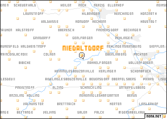 map of Niedaltdorf