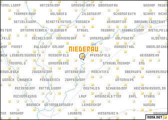 map of Niederau