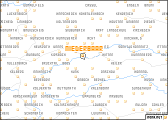 map of Niederbaar