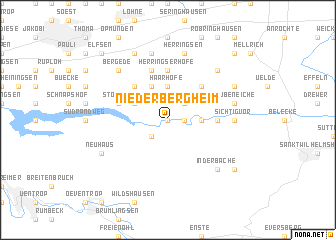 map of Niederbergheim