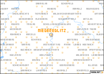 map of Niederedlitz