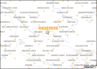 map of Niederems