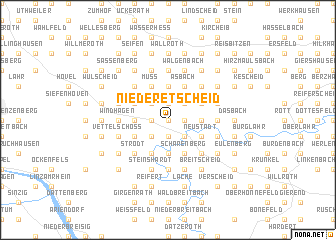 map of Niederetscheid