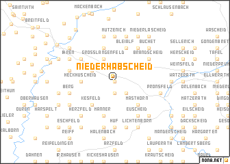 map of Niederhabscheid