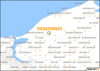 map of Niederhagen