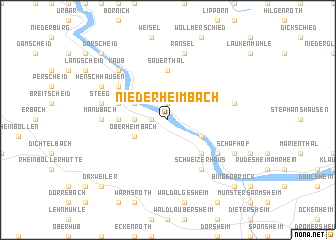 map of Niederheimbach