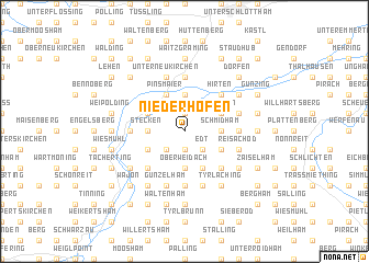 map of Niederhofen