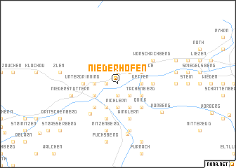map of Niederhofen