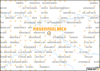 map of Niederingelbach