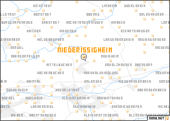map of Niederissigheim