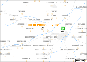 map of Niedermorschwihr