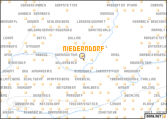 map of Niederndorf