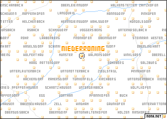 map of Niederroning