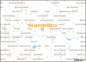 map of Niederroßbach