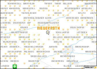 map of Niederroth