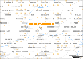 map of Niedersaubach