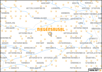 map of Niedersausal