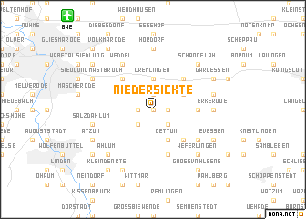 map of Niedersickte