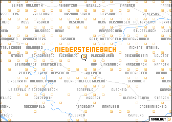 map of Niedersteinebach