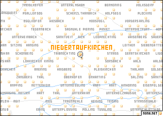 map of Niedertaufkirchen