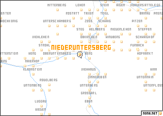 map of Niederuntersberg