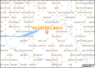 map of Niederweilbach