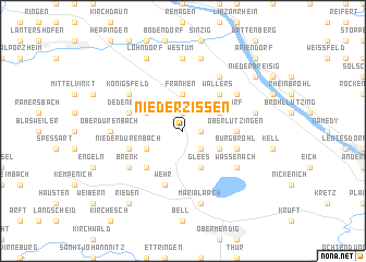map of Niederzissen