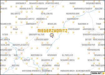 map of Niederzwönitz