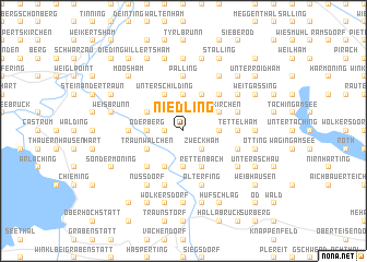 map of Niedling