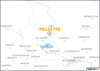 map of Nielestno