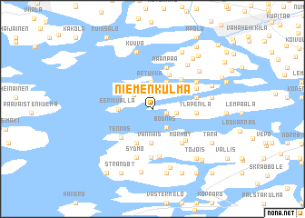 map of Niemenkulma