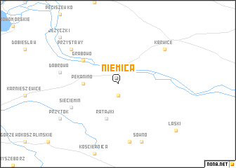 map of Niemica