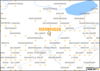 map of Nienbrügge