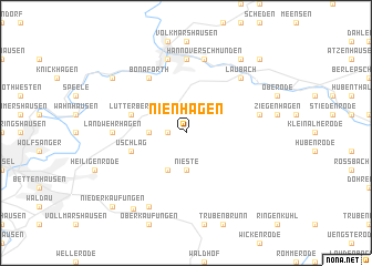 map of Nienhagen