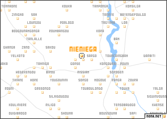 map of Niènièga