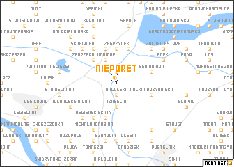 map of Nieporęt
