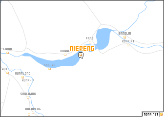 map of Niereng