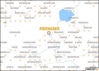 map of Nierhüsen